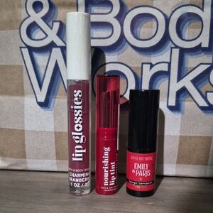 Bath & Body Works 3 Shades Of Red Lippie Trio